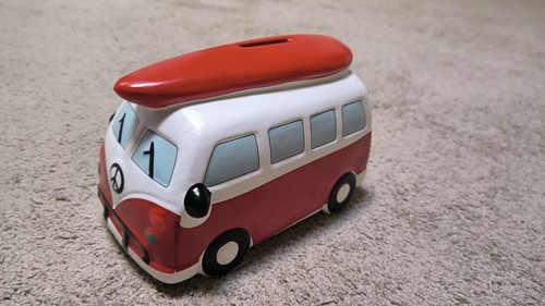 Salvadanaio volkswagen bully - salvadanaio,
