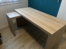 Scrivania Ikea Malm Rovere Con
