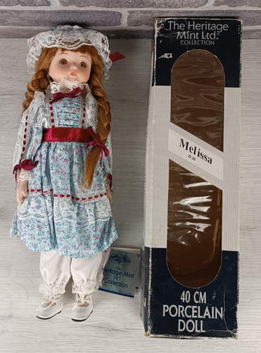 Porcelain doll melissa - doll,