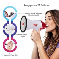 Megafono rosso pyle pmp35r - megafono,