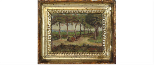 Dipinto olio cartoncino - olio,