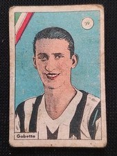 FIGURINA CALCIO ANTEGUERRA (BALILLA PATRIOTTICA) 1939 - GABETTO (JUVENTUS)