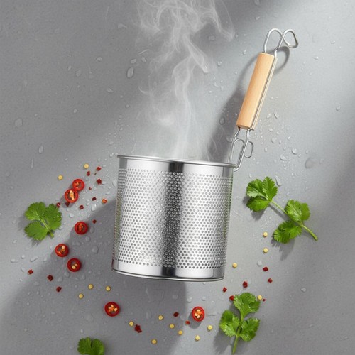 Colino microforato con manico - colino,