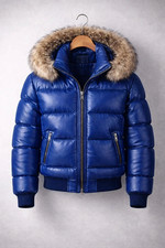 Giubbotto uomo blu originale