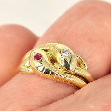 Anello serpente vintage