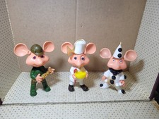 TOPO GIGIO CACCIATORE PULCINELLA CUOCO Pubblicitario Italocremona Pavesi Moplas