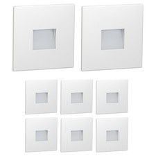 8x LED luce per scale/parete