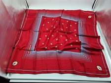 Fazzoletto da collo Maserati seta 100% foulard anni 80 Ghibli Merak 3500 GT Bora Kyalami 2