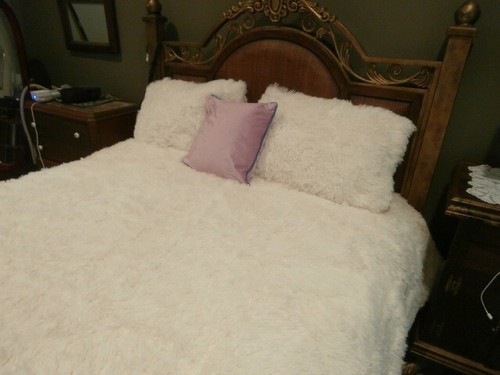 Piumino bianco neve - , fuzzy