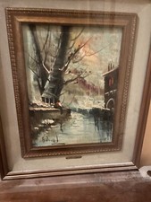 Quadro olio tela aldo - olio,