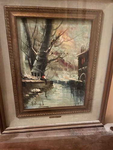 Quadro olio tela aldo - tela,