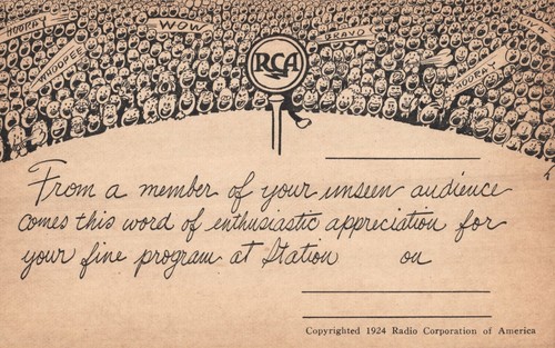 Rca stazione radio - radio, udienza