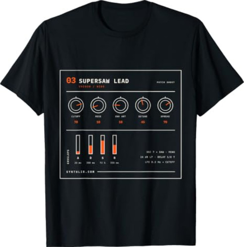 Shirt supersaw piombo - t-shirt,