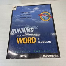 Microsoft Press Vintage Funzionante Microsoft Word 95 Guida Russell Borland Manuale
