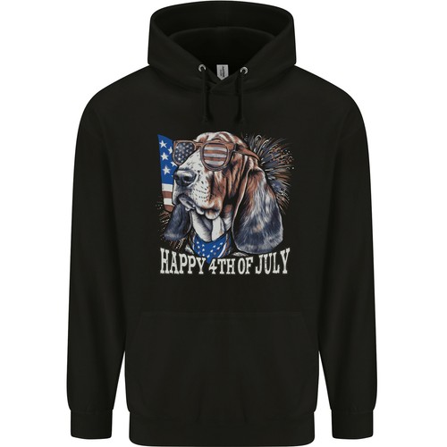 Felpa uomo bassett - hound, 4