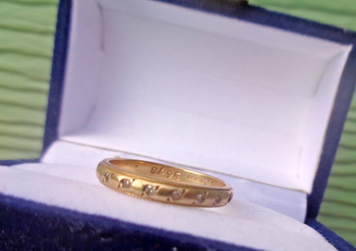 Anello eternity oro giallo 9ct - eternity,