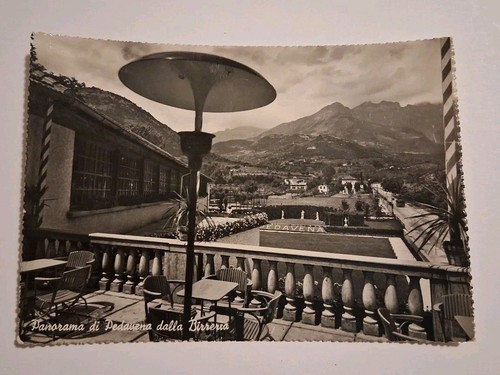 Cartolina panorama pedavena - di,