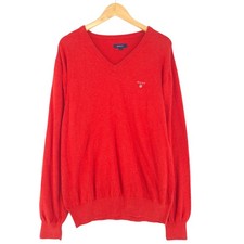 GANT Felpa Uomo Cotone Rosso Bp2 Taglia L