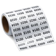 001-2000 Pezzi Etichette