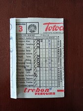 VINTAGE - TOTOCALCIO - SISTEMA RIDOTTO  SU 3 SCHEDINE DA 8 COLONNE - ANNO 1957