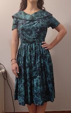 Vintage Dress Abito Originale Donna Anni '50 Americano