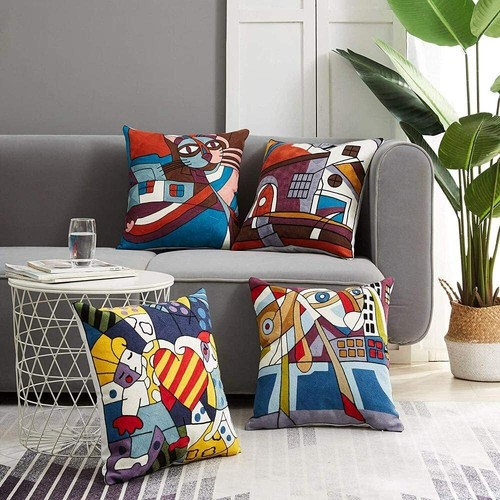 Picasso copricuscini ricamo - picasso,