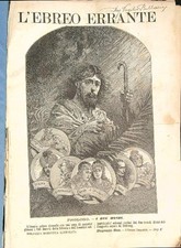 L'EBREO ERRANTE SUE EUGENIO SONZOGNO 0000 BIBLIOTECA ROMANTICA ILLUSTRATA