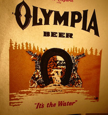 BIRRA OLYMPIA IT'S THE WATER