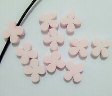 15pz perline in legno fiore