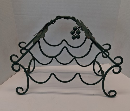 Porta vino vite metallo