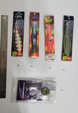 Lotto 5 maschere da pesca Premium Jigging Master passo lento # 5