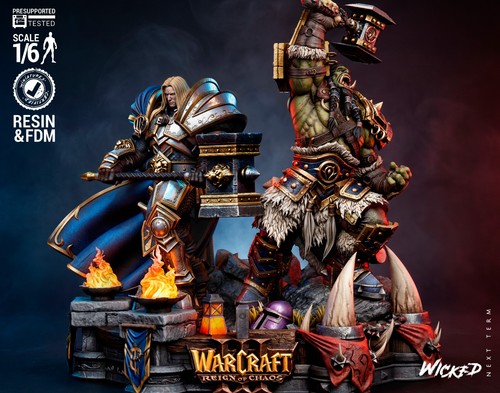 Warcraft diorama 4 1 24 - 3,, 1/4-1/24