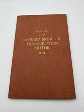 Manuale 1957 per il Garrard