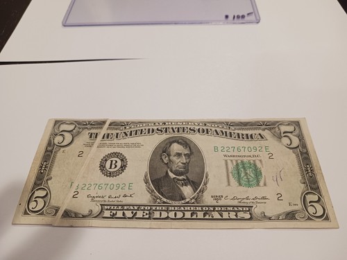1950 cinque dollari frn - cinque,