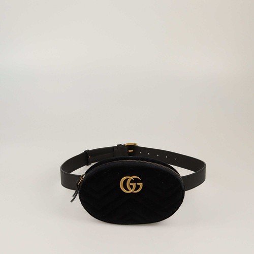 Borsa gucci velluto nero - gucci,