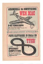 PUBBLICITÀ ADVERTISING WERBUNG ITALIAN CLIPPING 1966 WEN MAC AEROMODELLI P 63