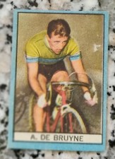 bh figurina cartonata nannina ciclismo cycling anni 50  a.de bruyne
