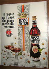 PUBBLICITA ROSSO ANTICO liquore amaro aperitivo 1971 vintage advertising werbung