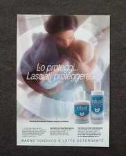 G556 - Advertising Pubblicità - 1989 - INFASIL BAGNO IGIENICO E LATTE DETERGENTE
