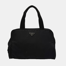Borsa a mano PRADA nylon nero