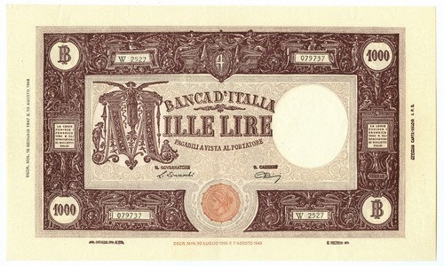 1000 lire barbetti grande - grande, m