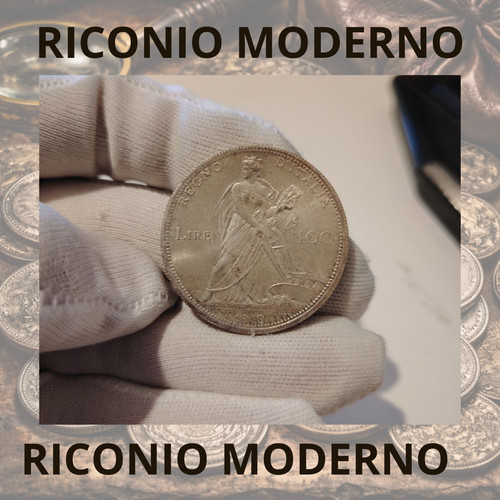 Regno italia 100 lire - 100, 1910