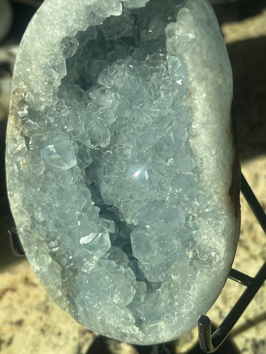 Geoda blu cristallo di - di,