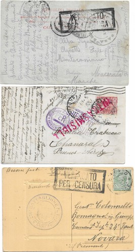 Censure guerra lotto di - -,