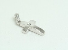 Pendente Croce in Oro Bianco