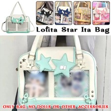 Borsa ragazza Star Ita tasca trasparente Y2K trendy carina borsa a tracolla borsetta Lolita