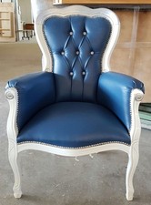 POLTRONA  LACCATA BIANCO