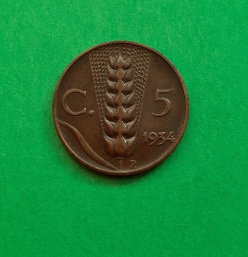 Centesimi 1934 spiga - centesimi, 2°