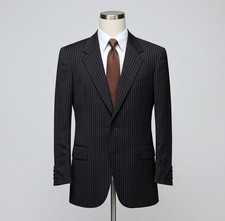Blazer Brioni, nero e marrone