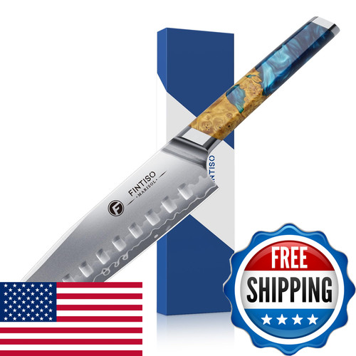 Coltello fintiso santoku - coltello,
